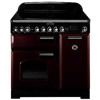 Rangemaster Classic Deluxe 90 Electric Range Cooker Cranberry Rangemaster Classic Deluxe 90 Electric Range Cooker Cranberry